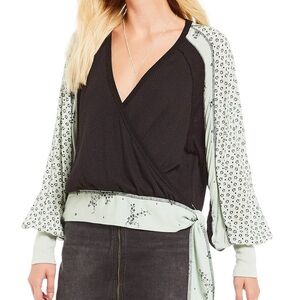 Free People Auxton Thermal Wrap Top